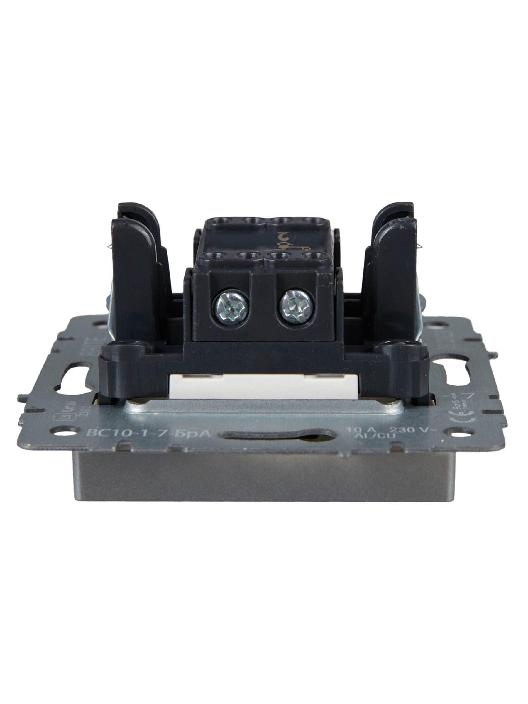             BRITE 10А ВС10 индикациясы бар 1-пернелі өтпелі ажыратқыш-1-7- БрА алюминий ИЭК    