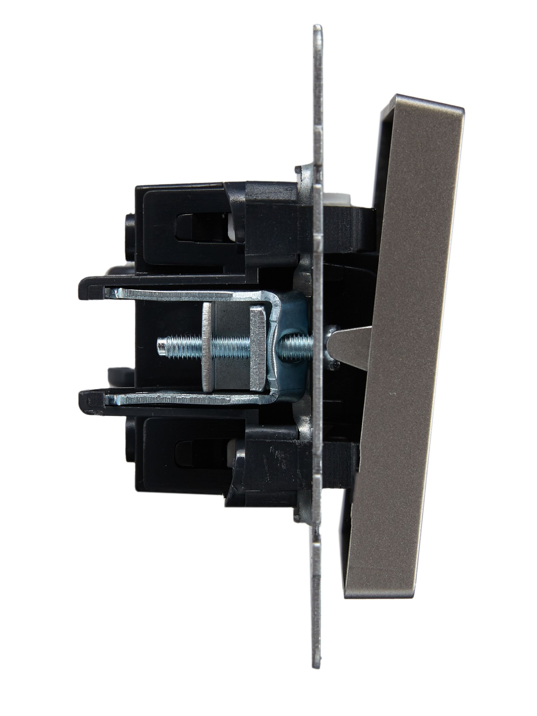             BRITE 10А ВС10 индикациясы бар 1-пернелі өтпелі ажыратқыш-1-7- БрС болат ИЭК    