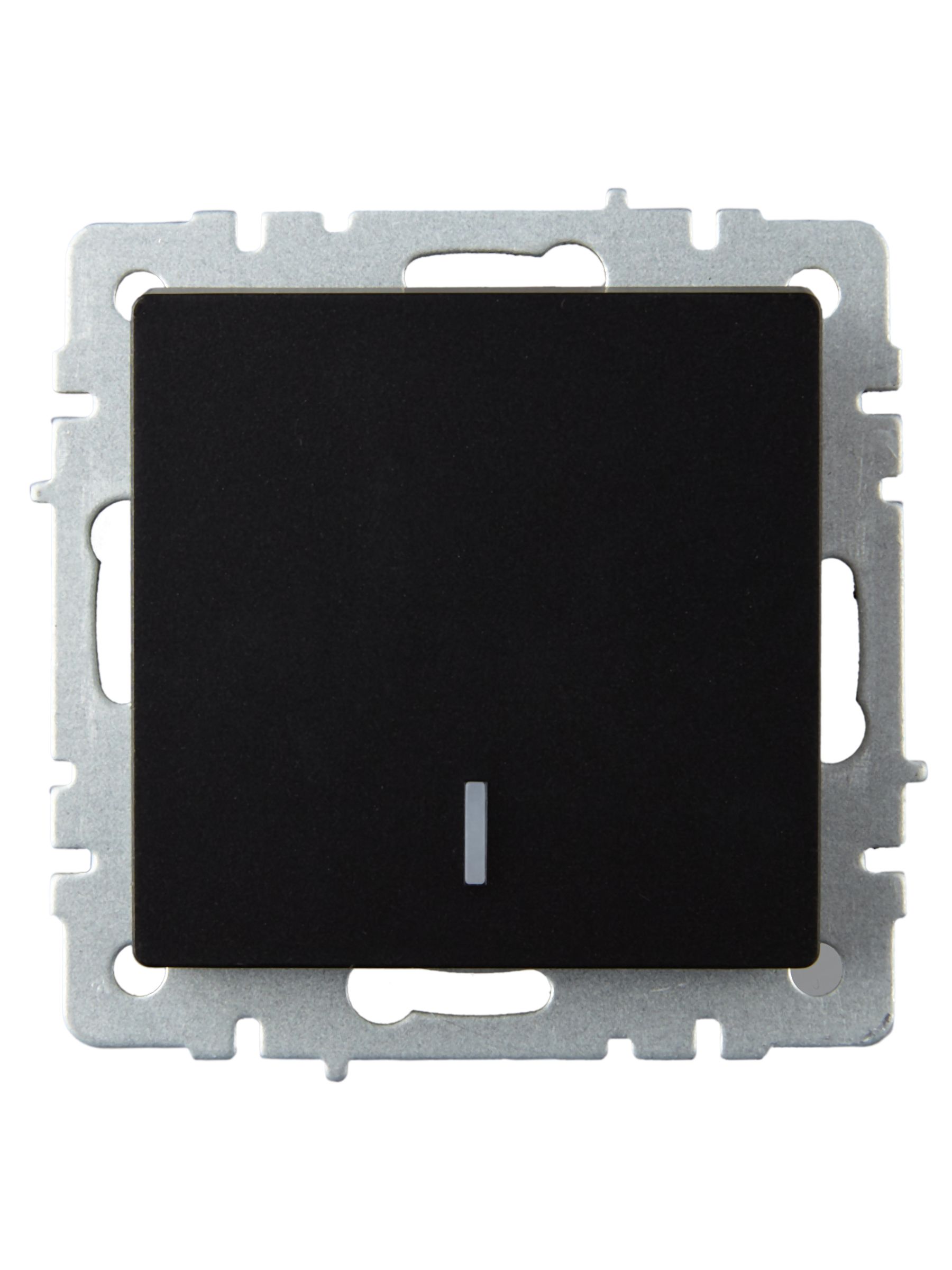             BRITE 10А ВС10 индикациясы бар 1-пернелі өтпелі ажыратқыш-1-7- БрЧ қара ИЭК    