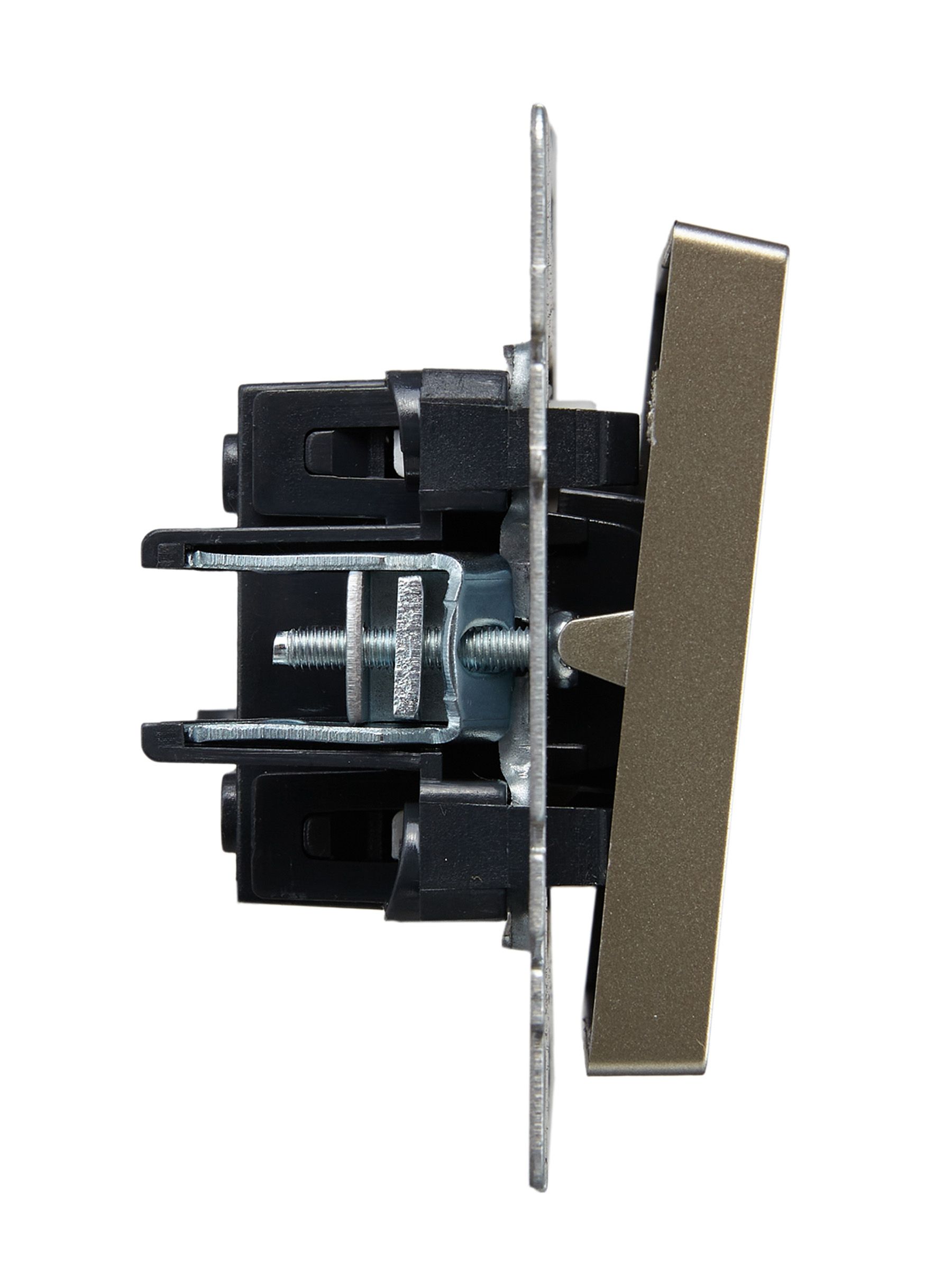             BRITE 10А ВС10 индикациясы бар 1-пернелі өтпелі ажыратқыш-1-7- БрШ шампан ИЭК    