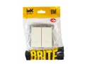             BRITE Жалюзи ажыратқышы  10А ВС10-1-5- БрКр сарғыш ИЭК    