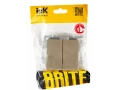             BRITE Жалюзи ажыратқышы  10А ВС10-1-5- БрШ шампан ИЭК    