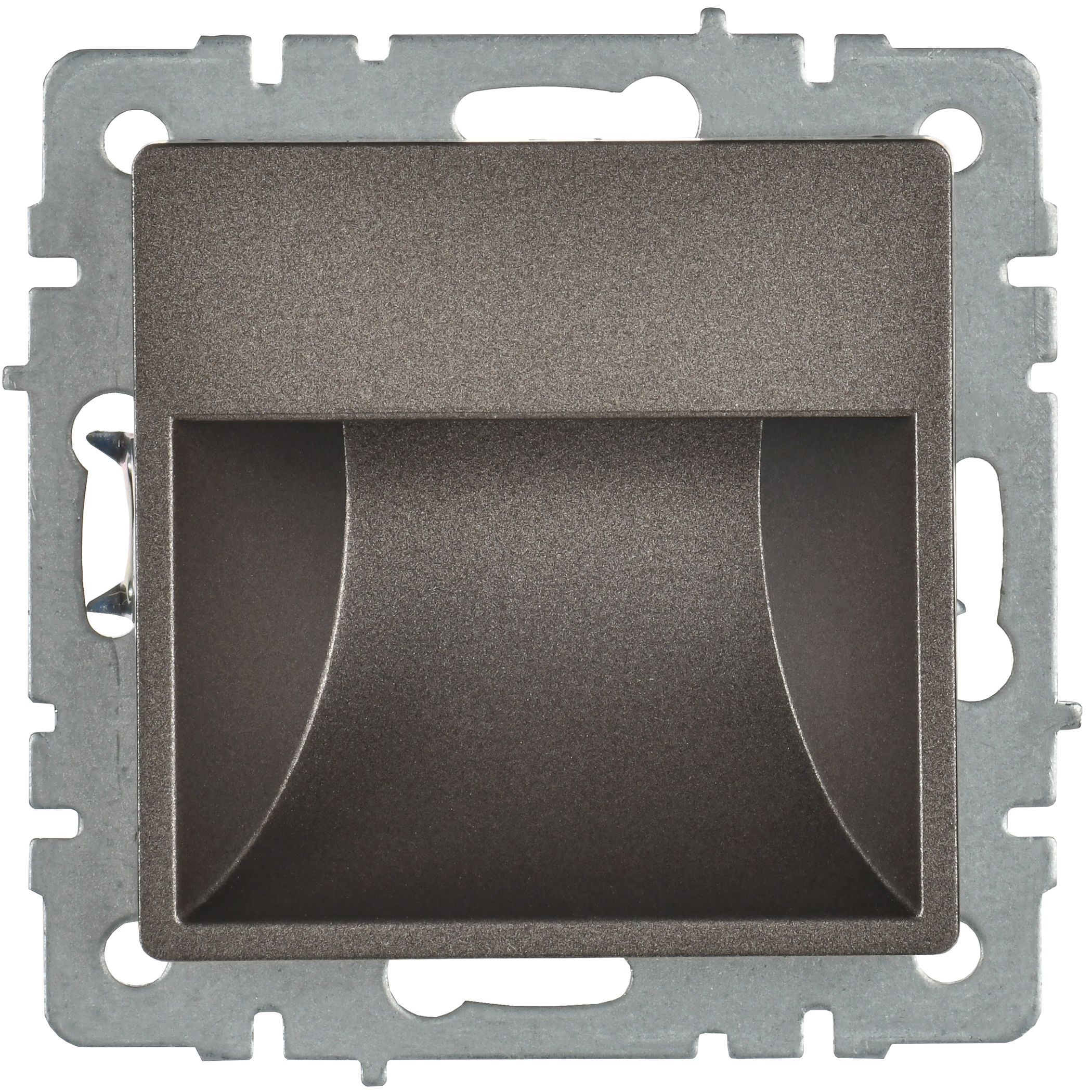             BRITE жарықдиодты жарықтандырғыш кіріктірілген PL20-BrTB қара қола IEK    