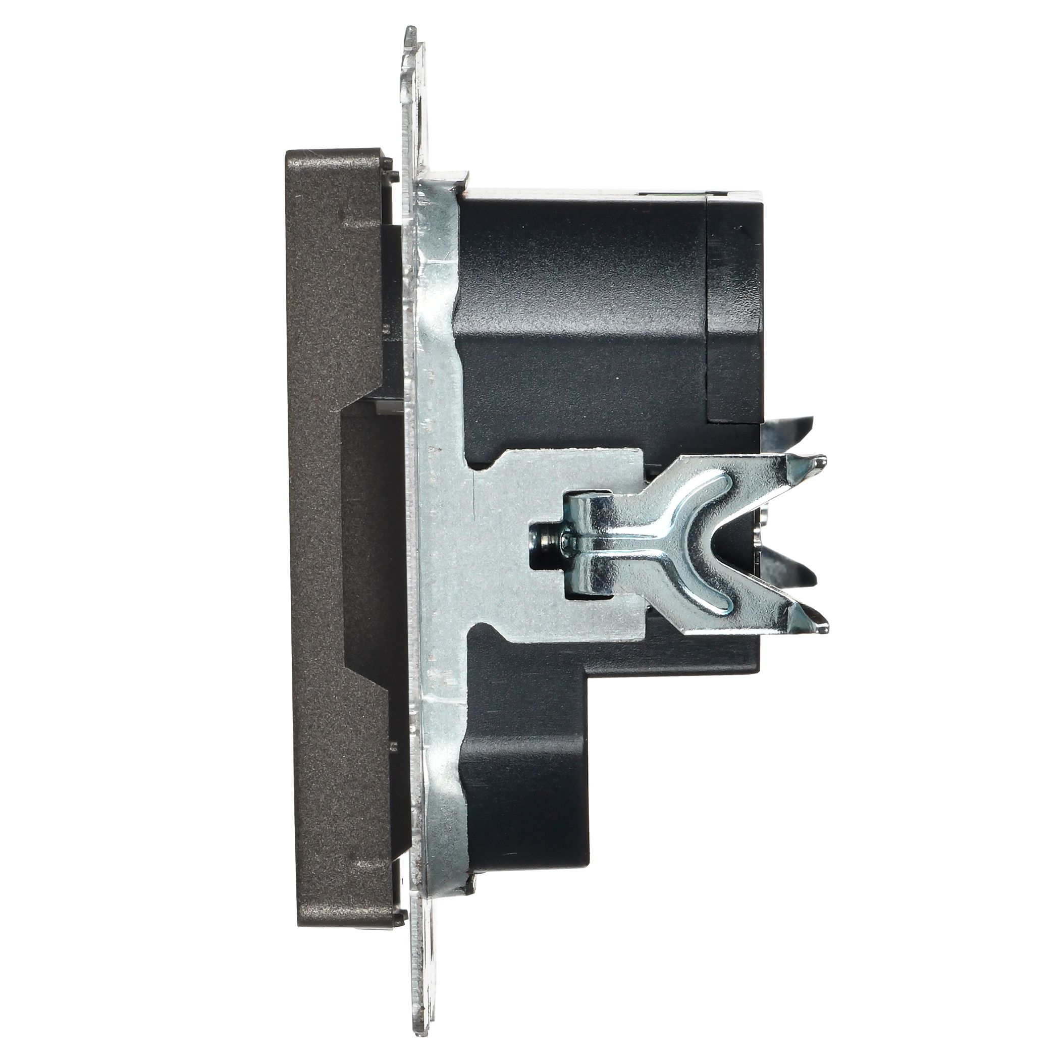             BRITE жарықдиодты жарықтандырғыш кіріктірілген PL20-BrTB қара қола IEK    