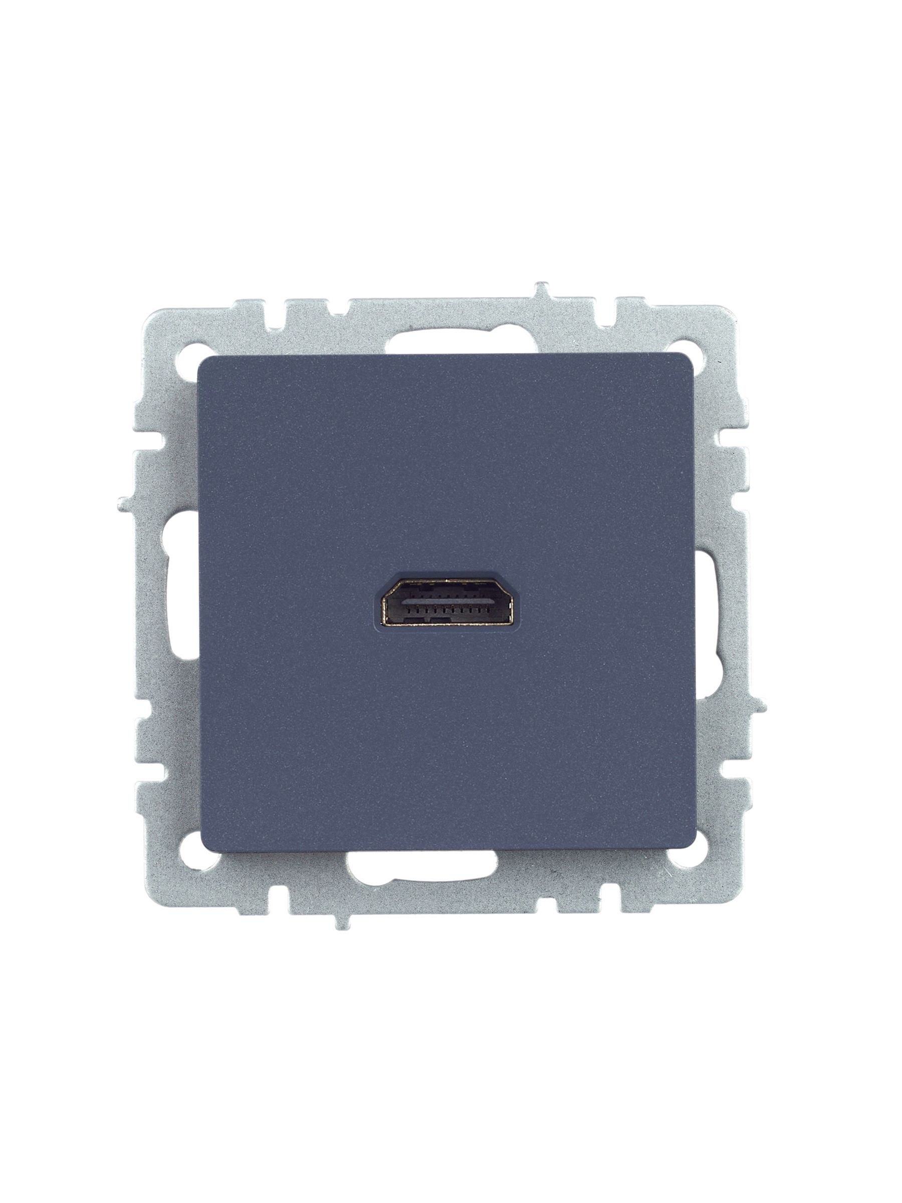             BRITE HDMI розеткасы РHDMI-0-БрМ маренго ИЭК    