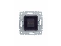             BRITE HDMI розеткасы РHDMI-0-БрМ маренго ИЭК    