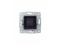             BRITE HDMI розеткасы РHDMI-0-БрТБ қара қола ИЭК    