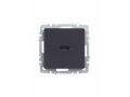             BRITE HDMI розеткасы РHDMI-0-БрГ графит ИЭК    