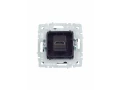             BRITE HDMI розеткасы РHDMI-0-БрГ графит ИЭК    
