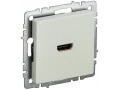             BRITE HDMI розеткасы РHDMI-0-БрКр сарғыш ИЭК    