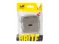             BRITE HDMI розеткасы РHDMI-0-БрС болат ИЭК    