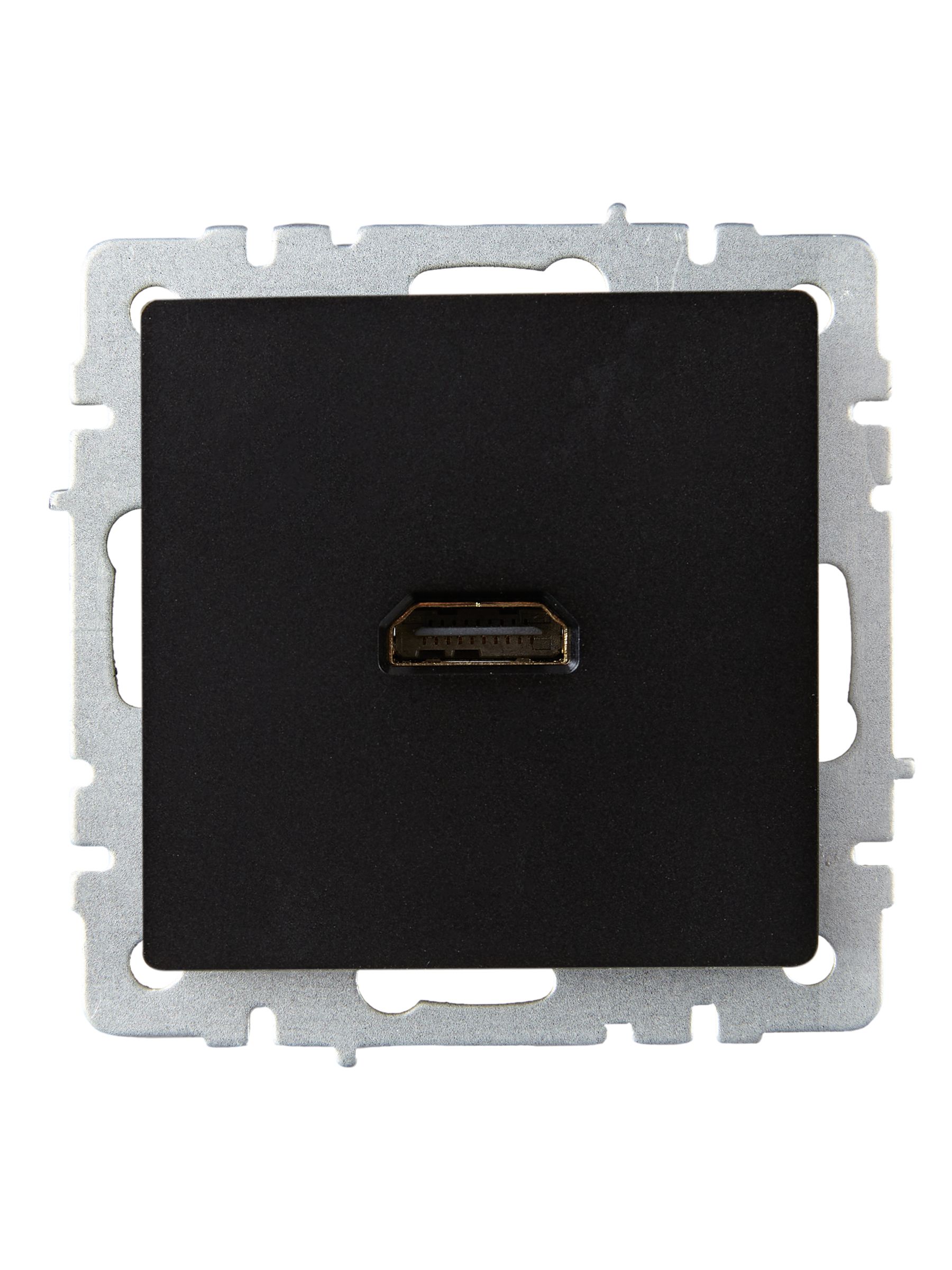            BRITE HDMI розеткасы РHDMI-0-БрЧ қара ИЭК    