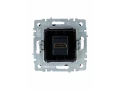             BRITE HDMI розеткасы РHDMI-0-БрЧ қара ИЭК    