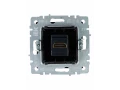             BRITE HDMI розеткасы РHDMI-0-БрШ Шампан ИЭК    