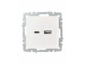             BRITE USB A+C розеткасы 18 Вт РЮ11-1-БрЖ інжу ИЭК    