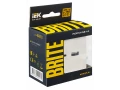             BRITE USB A+C розеткасы 18 Вт РЮ11-1-БрЖ інжу ИЭК    