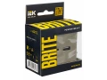             BRITE USB A+C розеткасы 18 Вт РЮ11-1-БрШ шампан ИЭК    