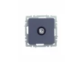             BRITE TV өтпелі розеткасы РТВ10-0БрМ маренго ИЭК    