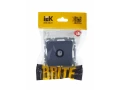             BRITE TV өтпелі розеткасы РТВ10-0БрМ маренго ИЭК    