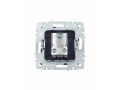             BRITE TV өтпелі розеткасы РТВ10-0-БрТБ қара қола ИЭК    