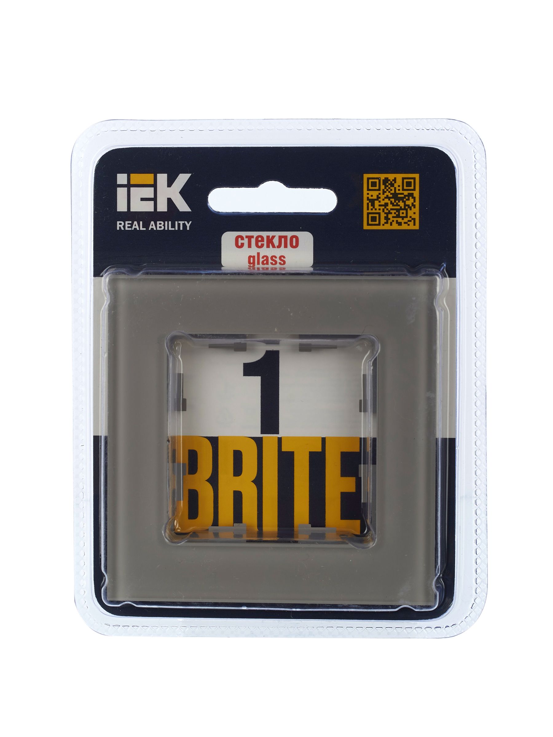             BRITE Жақтау 1 -орынды РУ-1-2- БрД шыны ысты ИЭК    