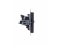             BRITE Қос розетка TV+RJ45 мыс.5E РТВ/РК12-БрГ графит ИЭК    