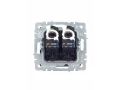             BRITE Қос компьютерлік розетка RJ45 мыс.5E РК10-2-БрМ маренго ИЭК    