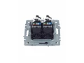             BRITE Қос компьютерлік розетка RJ45 мыс.5E РК10-2-БрМ маренго ИЭК    