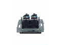             BRITE Қос компьютерлік розетка RJ45 мыс.5E РК10-2-БрТБ қара қола ИЭК    