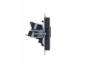             BRITE Қос компьютерлік розетка RJ45 мыс.5E РК10-2-БрГ графит ИЭК    