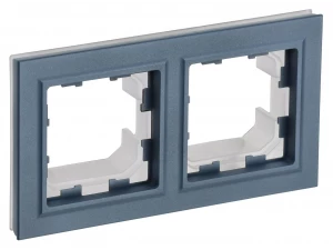 BRITE Рамка 2-местная IP44 РУ-2-БрМ-44 маренго ИЭК