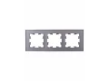             BRITE Жақтау 3 орынды РУ-3-2- БрСе шыны сұр ИЭК    