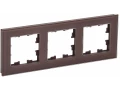             BRITE Жақтау 3 орынды РУ-3-2- БрТБ шыны қара қола ИЭК    