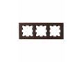             BRITE Жақтау 3 орынды РУ-3-2- БрТБ шыны қара қола ИЭК    