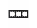             BRITE Жақтау 3 орынды РУ-3-2- БрТБ шыны қара қола ИЭК    