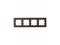             BRITE Жақтау 4 орынды РУ-4-2- БрТБ шыны қара қола ИЭК    
