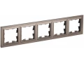             BRITE Жақтау 5 орынды RU-5-BrTB қара қола IEK    