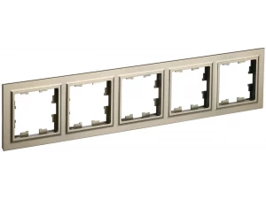 BRITE Рамка 5-местная РУ-5-БрШ шампань ИЭК