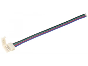 Коннектор 3шт RGB 10мм (15см-разъем) ИЭК