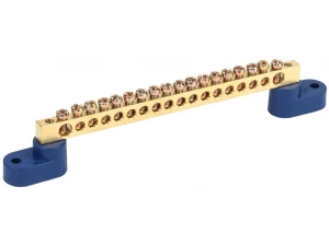 Шина N 'ноль' на двух угловых изол ШНИ-6х9-18-У2-С ИЭК