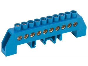 Шина N 'ноль' комбинированном DIN-изоляторе 'Стойка' ШНИ-8х12-10-КС-С ИЭК