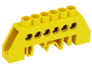 Шина PE 'земля' комбинированном DIN-изоляторе 'Стойка' ШНИ-8*12-6-КС-Ж ИЭК