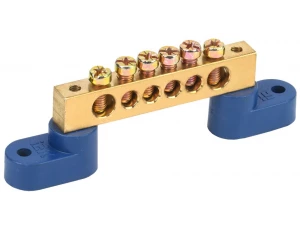 Шина N 'ноль' на двух угловых изол ШНИ-8х12-6-У2-С ИЭК