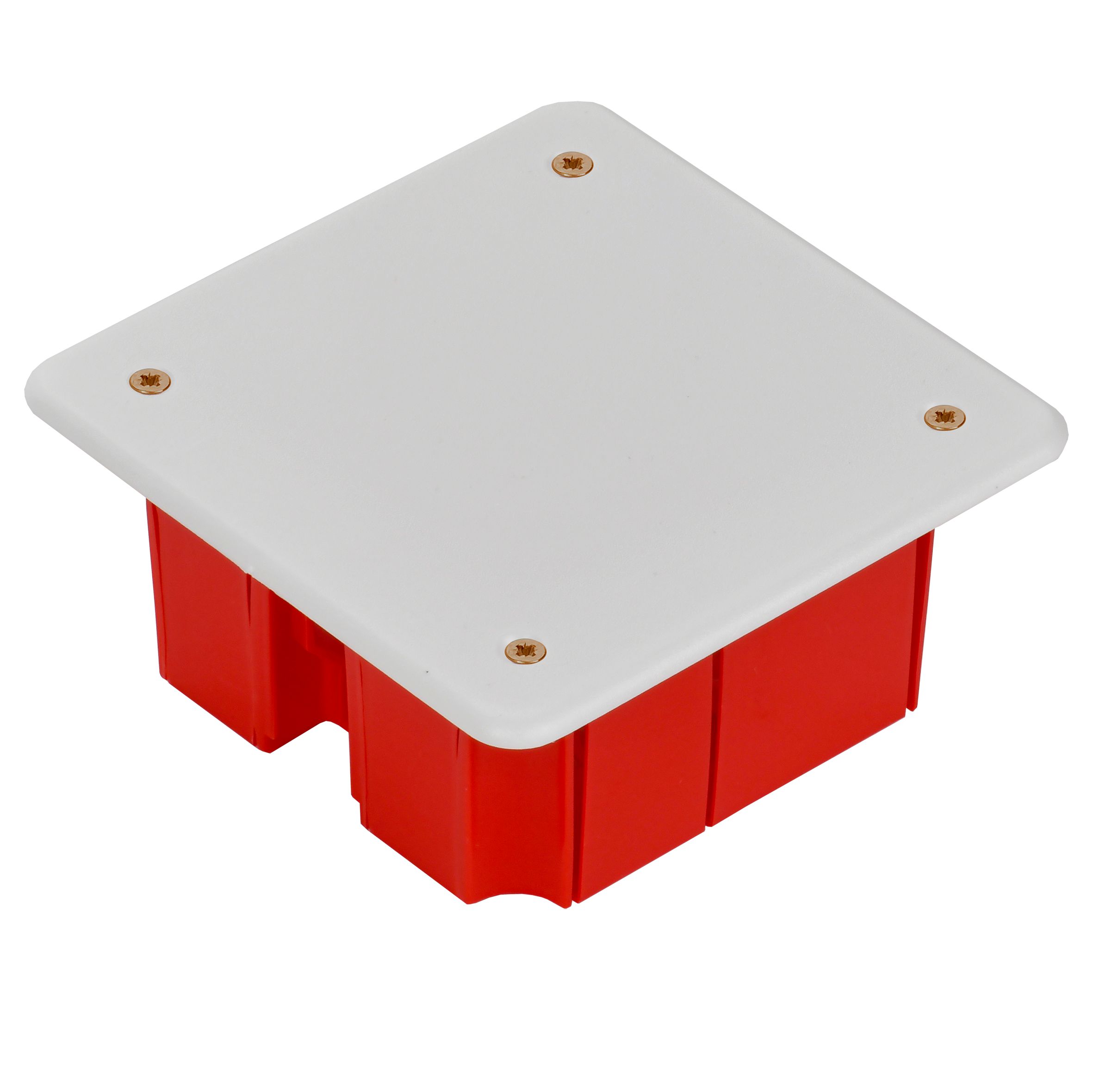             Қорап КМ41001 дәнекерленген қатты қабырғаға арналған 92x92x45 (өзі кескіштермен, қақпақпен) ИЭК    