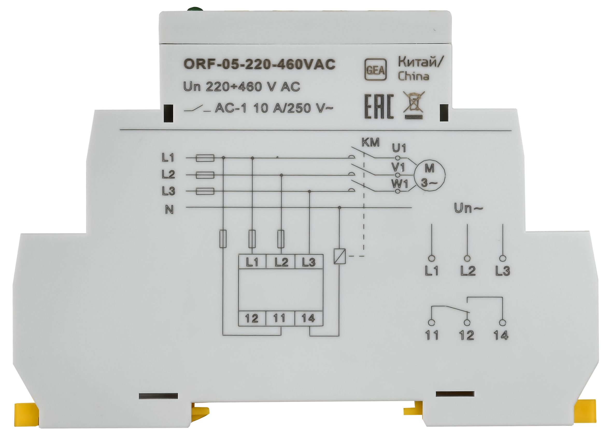             Фазалар релесі ORF 05. 3f 220-460 В AC ИЭК    