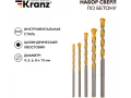            Бетонға арналған бұрғылар жинағы 4-5-6-8-10 мм Kranz пластикалық корпус Kranz    