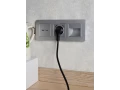             BRITE розеткасы, USB A+A 5В 3,1 А РЮ10-1-БрА алюминий ИЭК    
