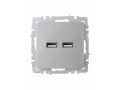             BRITE USB розеткасы, A+A 5В 3,1 А РЮ10-1-БрС болат ИЭК    