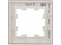            BRITE жиектемесі, 1 орынды РУ-1-2-Бр, шыны ақ күңгірт ИЭК    
