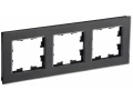            BRITE жиектемесі, 3 орынды РУ-3-2-Бр, шыны қара күңгірт ИЭК    